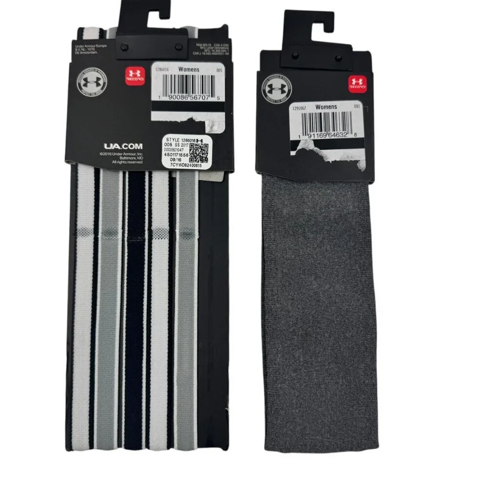 Under Armour Stretchy Performance/Sports/Activewear Headbands Bundle